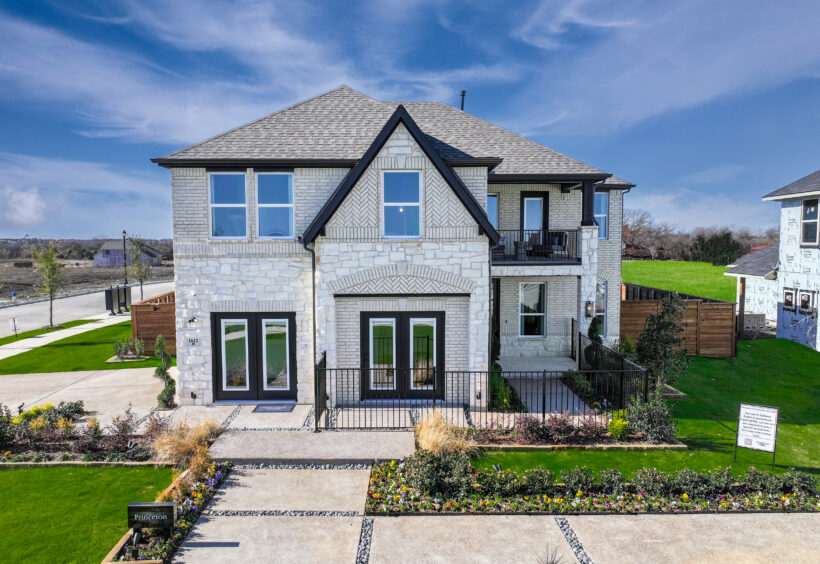 First Texas model home in Solterra Texas