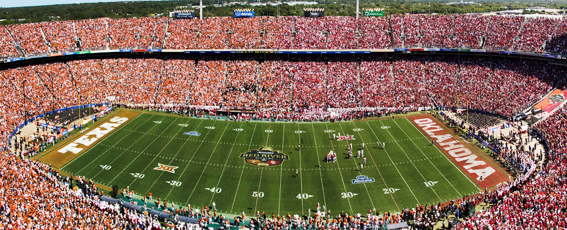 OU Texas at CottonBowl Stadium