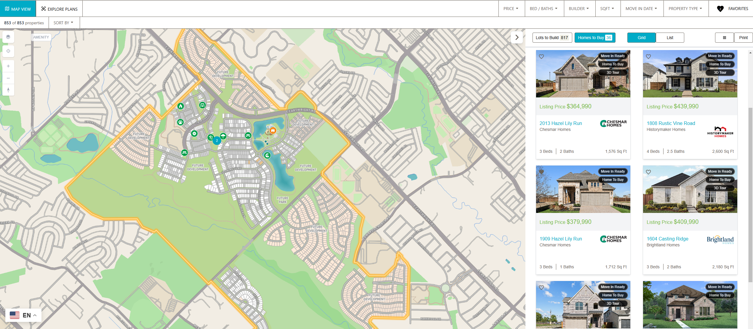 Discover Your Dream Home with Solterra’s New “Find Your Home” Map Feature